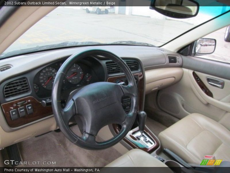 Beige Interior - 2002 Outback Limited Sedan 