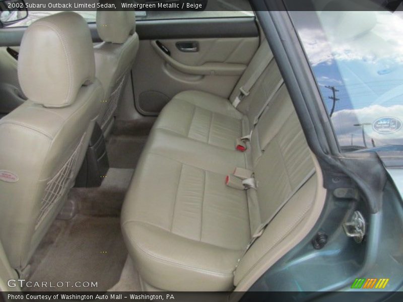 Rear Seat of 2002 Outback Limited Sedan