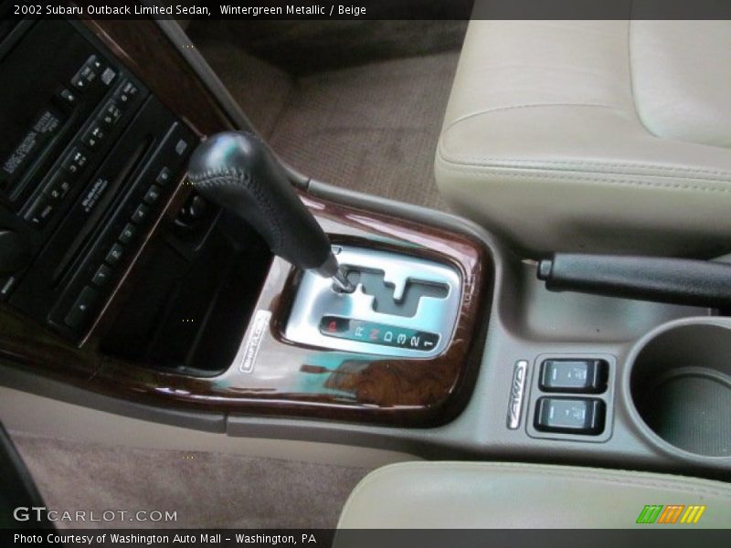  2002 Outback Limited Sedan 4 Speed Automatic Shifter
