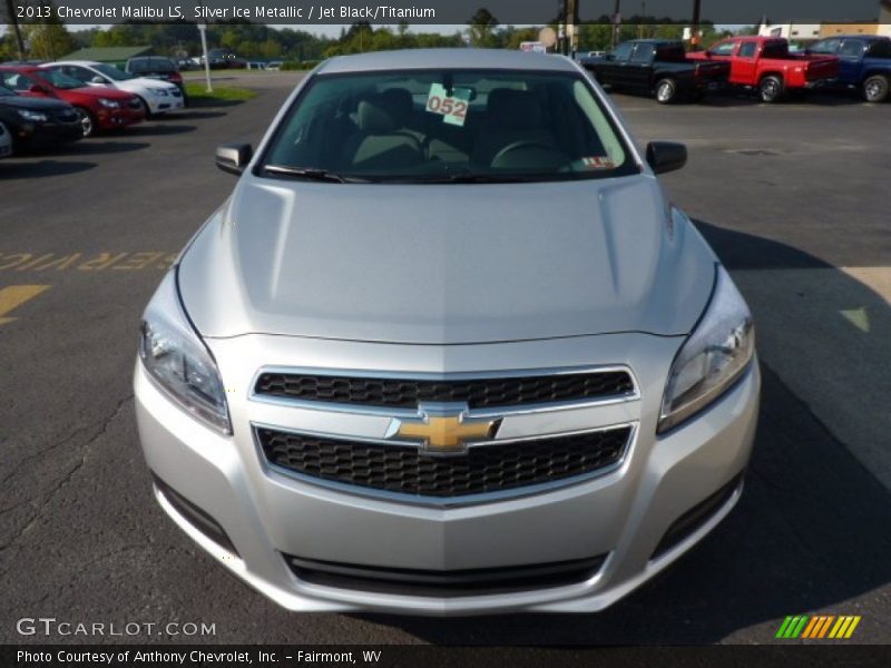 Silver Ice Metallic / Jet Black/Titanium 2013 Chevrolet Malibu LS