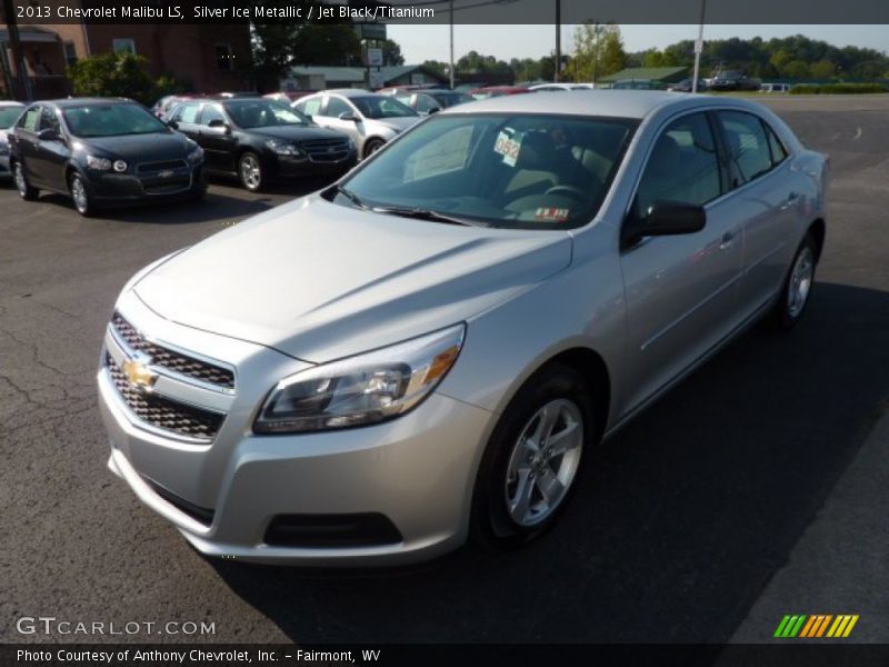 Silver Ice Metallic / Jet Black/Titanium 2013 Chevrolet Malibu LS