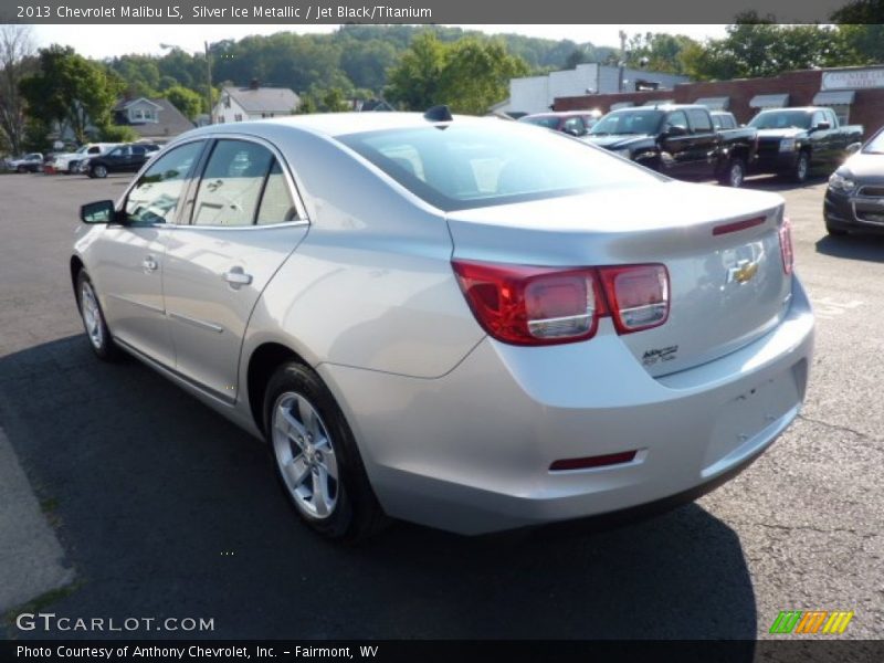 Silver Ice Metallic / Jet Black/Titanium 2013 Chevrolet Malibu LS
