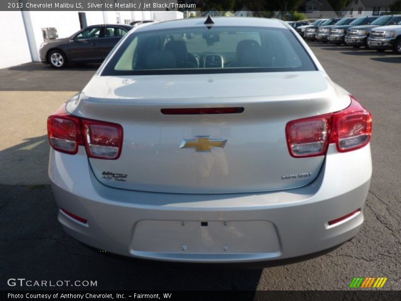 Silver Ice Metallic / Jet Black/Titanium 2013 Chevrolet Malibu LS