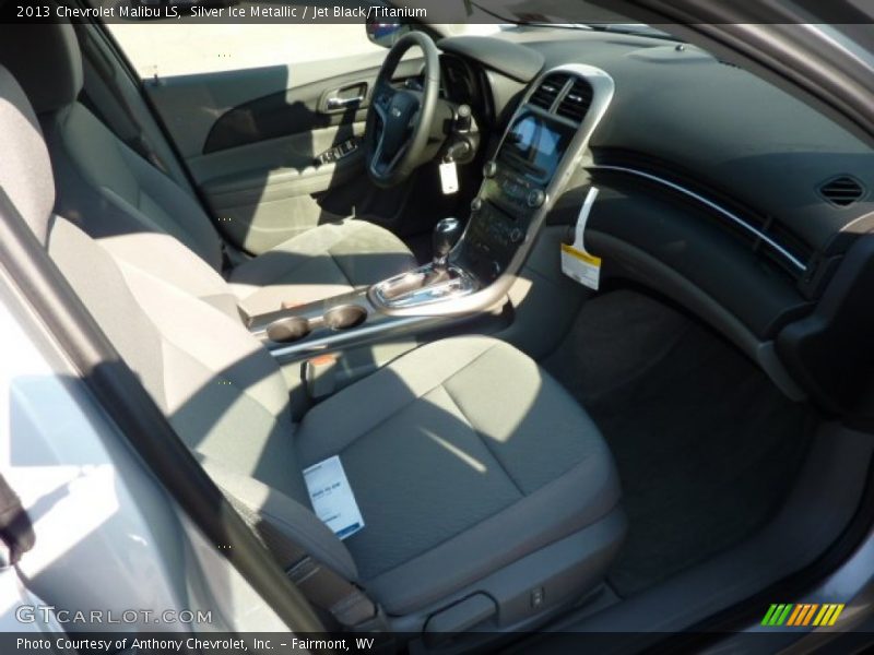 Silver Ice Metallic / Jet Black/Titanium 2013 Chevrolet Malibu LS