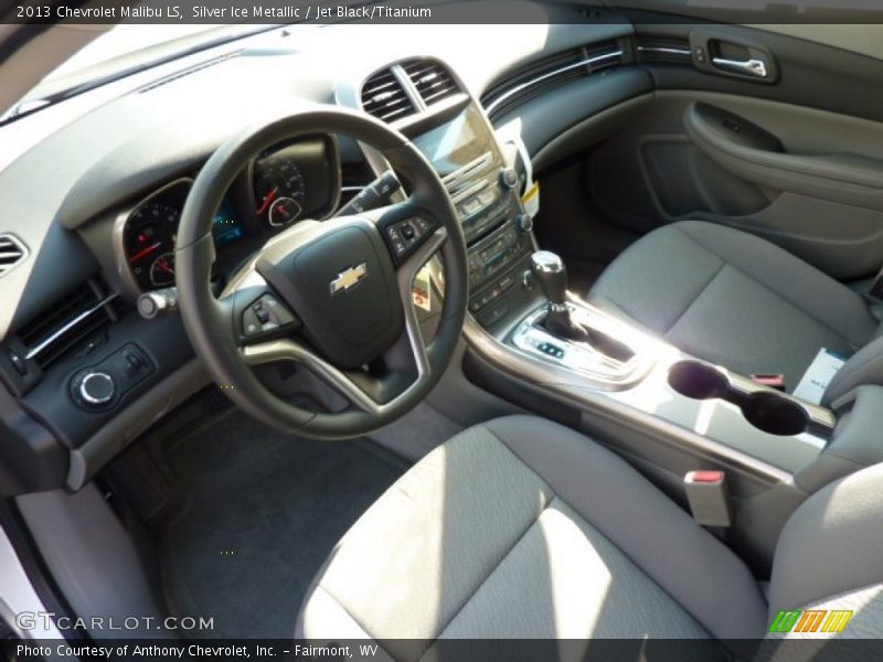 Silver Ice Metallic / Jet Black/Titanium 2013 Chevrolet Malibu LS