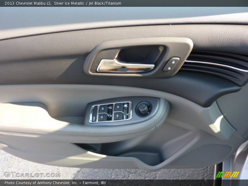 Silver Ice Metallic / Jet Black/Titanium 2013 Chevrolet Malibu LS
