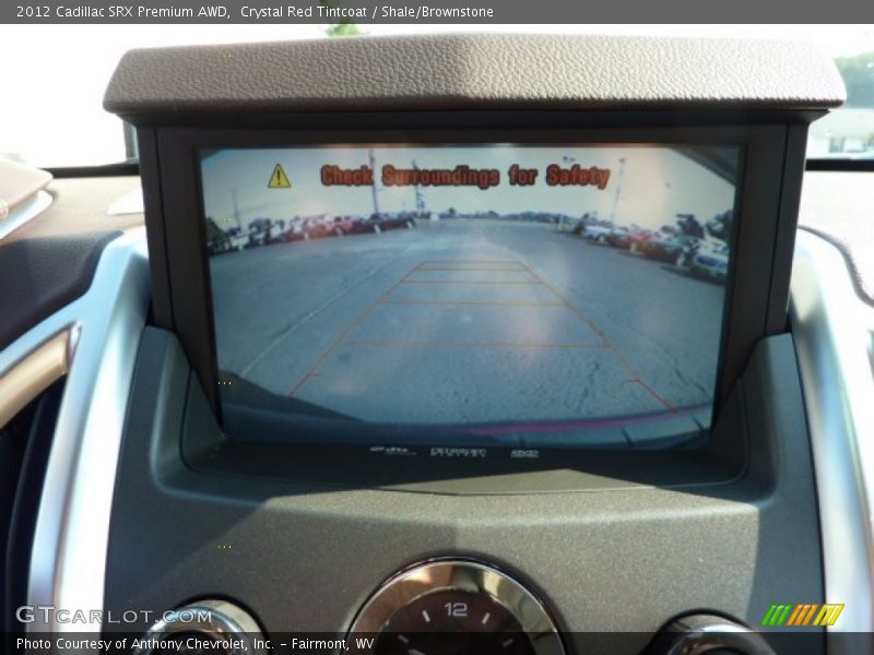 Crystal Red Tintcoat / Shale/Brownstone 2012 Cadillac SRX Premium AWD