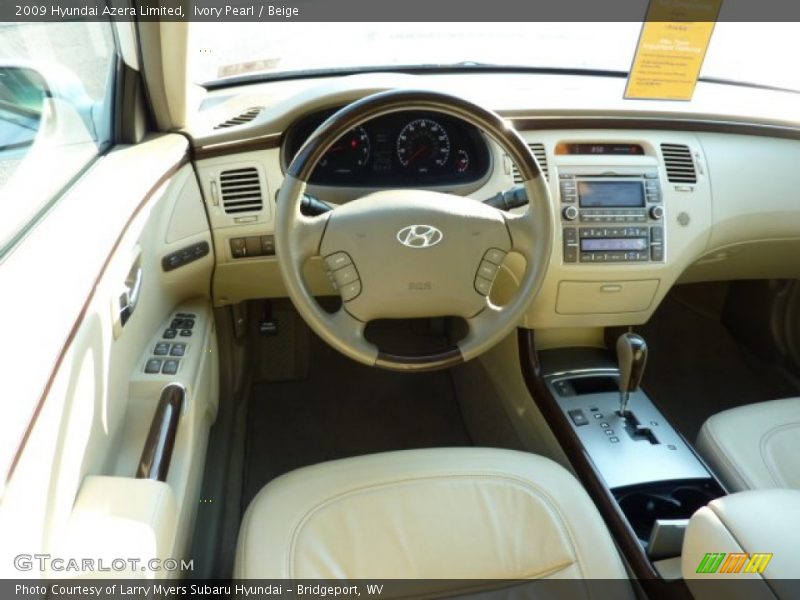 Ivory Pearl / Beige 2009 Hyundai Azera Limited