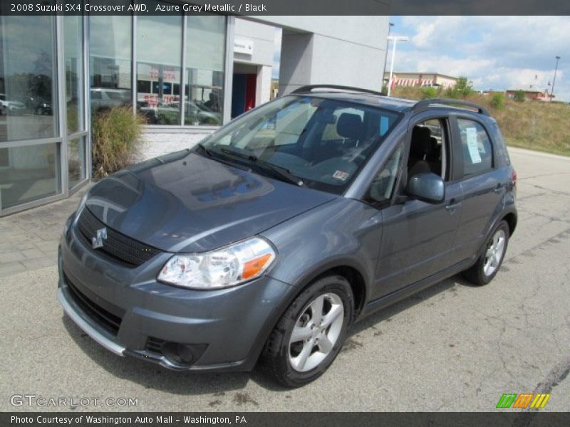 Azure Grey Metallic / Black 2008 Suzuki SX4 Crossover AWD