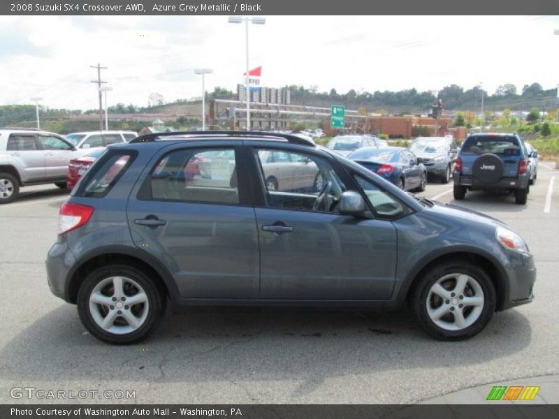 Azure Grey Metallic / Black 2008 Suzuki SX4 Crossover AWD