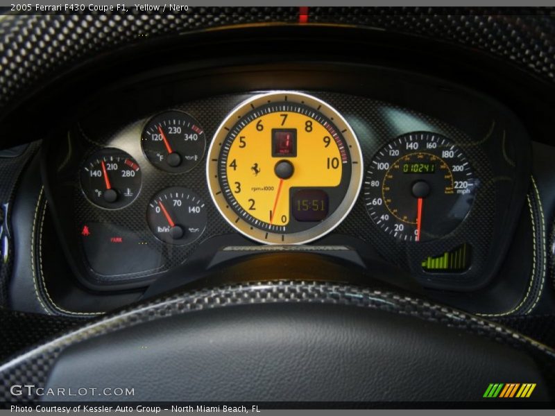  2005 F430 Coupe F1 Coupe F1 Gauges