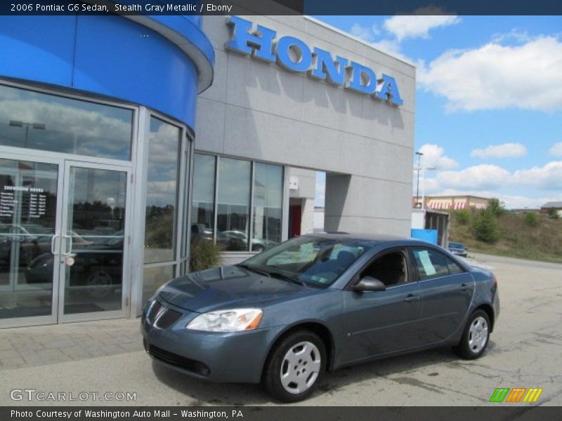Stealth Gray Metallic / Ebony 2006 Pontiac G6 Sedan