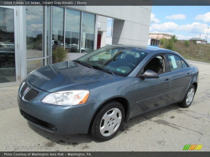 Stealth Gray Metallic / Ebony 2006 Pontiac G6 Sedan