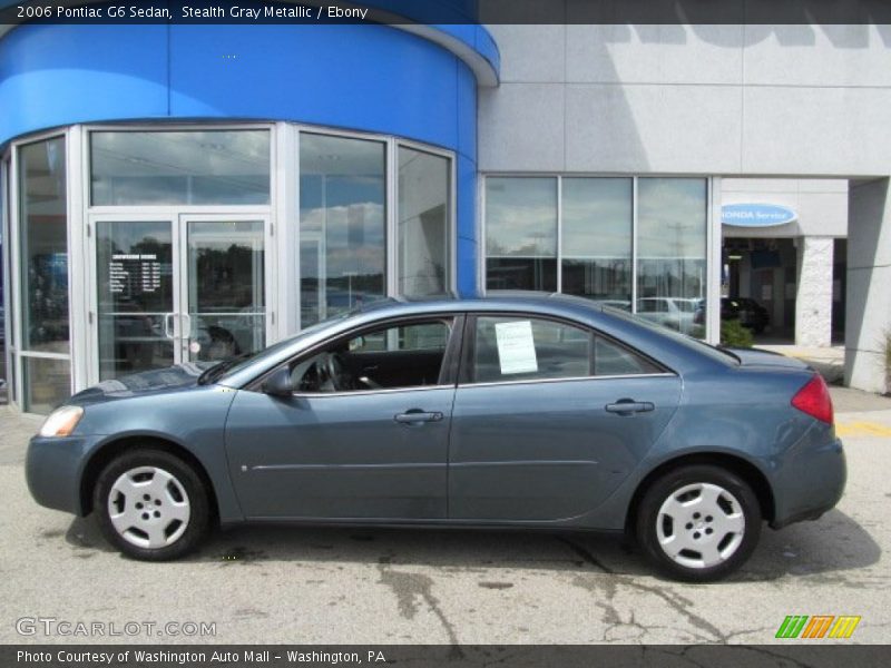 Stealth Gray Metallic / Ebony 2006 Pontiac G6 Sedan