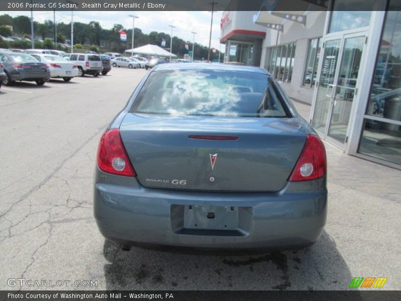Stealth Gray Metallic / Ebony 2006 Pontiac G6 Sedan