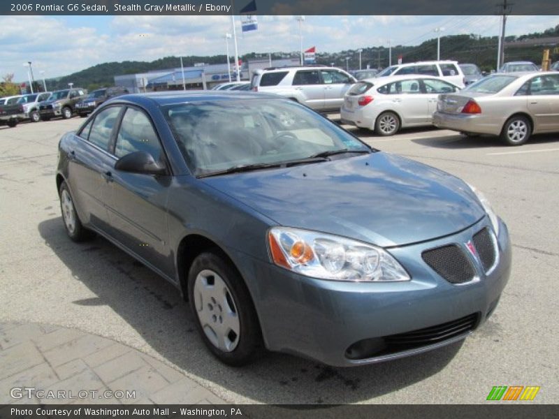 Stealth Gray Metallic / Ebony 2006 Pontiac G6 Sedan