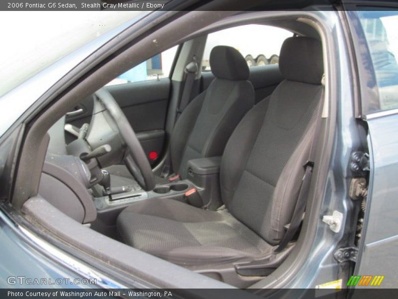 Stealth Gray Metallic / Ebony 2006 Pontiac G6 Sedan