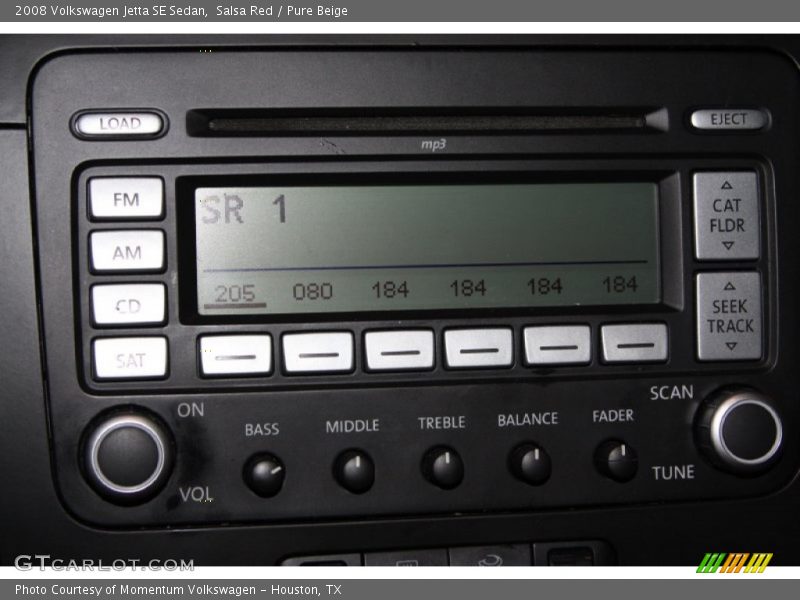 Salsa Red / Pure Beige 2008 Volkswagen Jetta SE Sedan