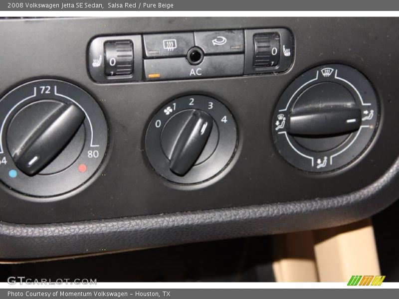 Salsa Red / Pure Beige 2008 Volkswagen Jetta SE Sedan