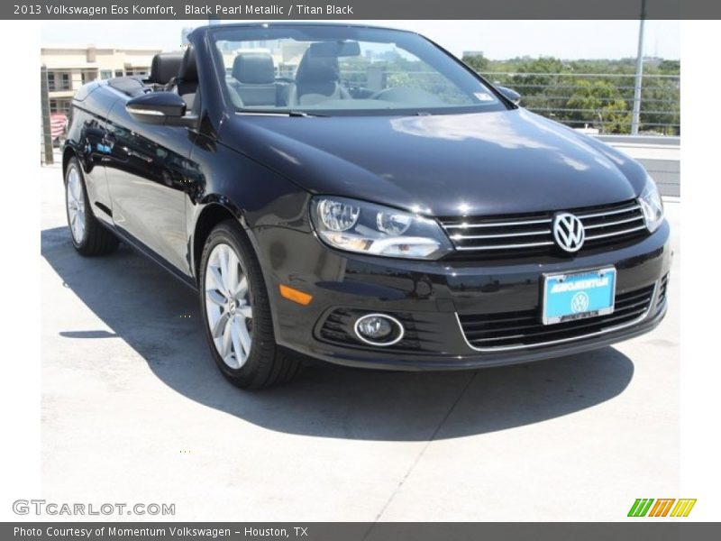 Black Pearl Metallic / Titan Black 2013 Volkswagen Eos Komfort