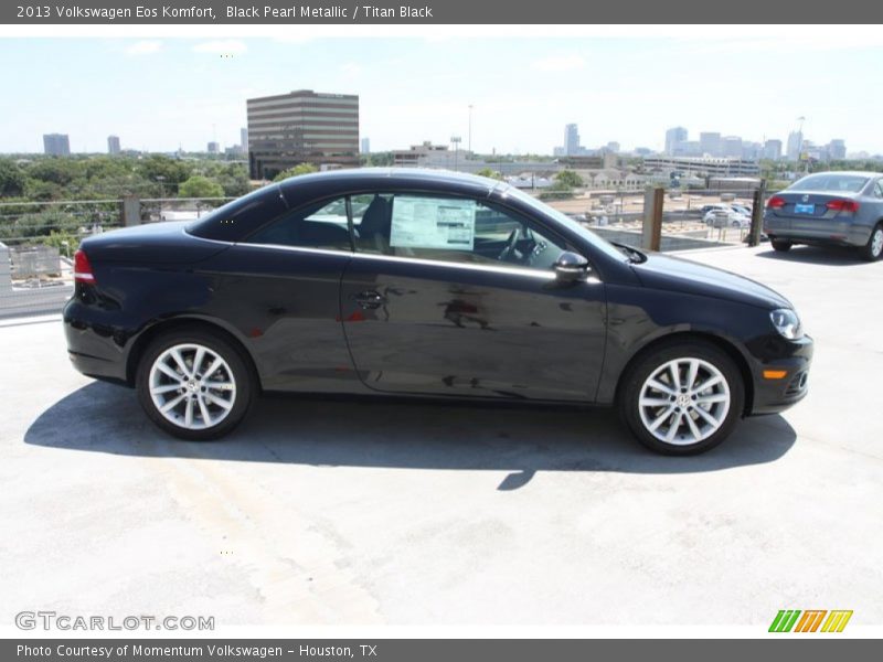 Black Pearl Metallic / Titan Black 2013 Volkswagen Eos Komfort