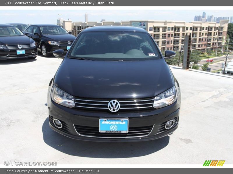 Black Pearl Metallic / Titan Black 2013 Volkswagen Eos Komfort
