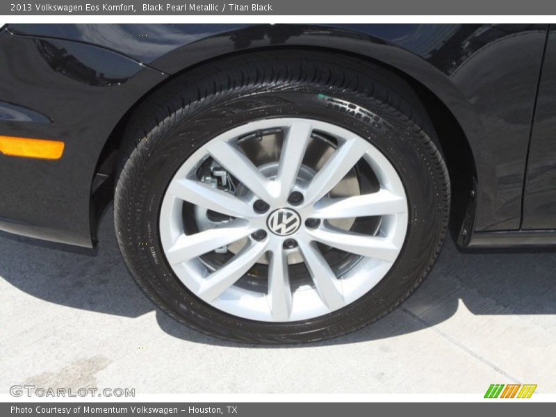 Black Pearl Metallic / Titan Black 2013 Volkswagen Eos Komfort