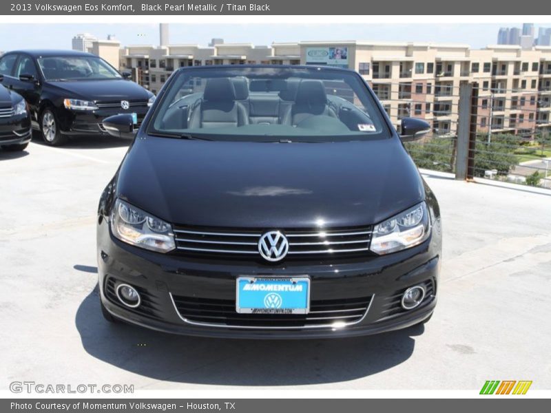 Black Pearl Metallic / Titan Black 2013 Volkswagen Eos Komfort