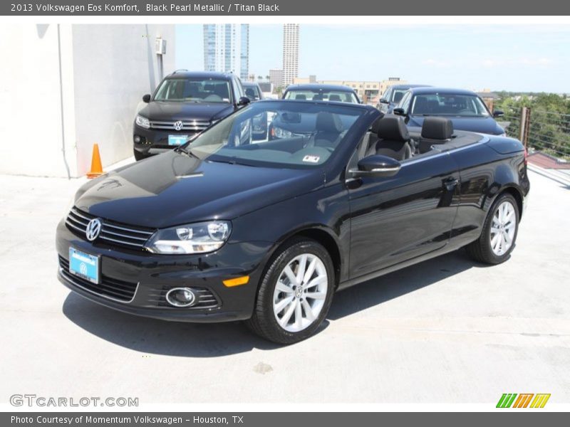 Black Pearl Metallic / Titan Black 2013 Volkswagen Eos Komfort