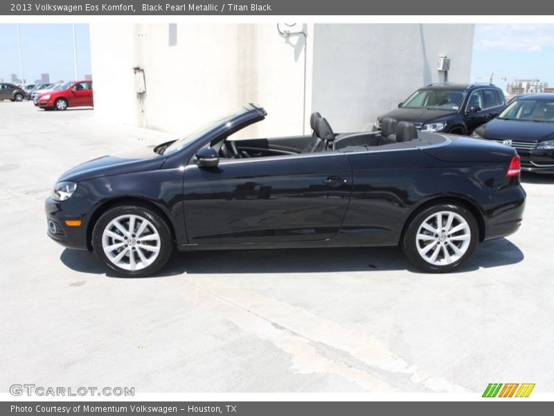 Black Pearl Metallic / Titan Black 2013 Volkswagen Eos Komfort