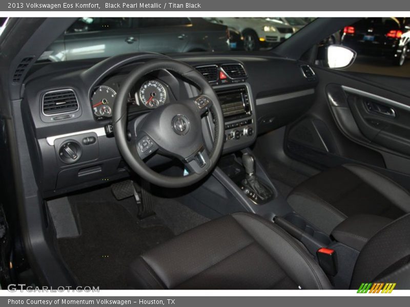Black Pearl Metallic / Titan Black 2013 Volkswagen Eos Komfort