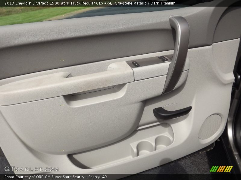Graystone Metallic / Dark Titanium 2013 Chevrolet Silverado 1500 Work Truck Regular Cab 4x4