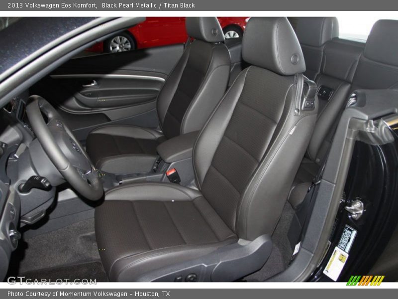 Black Pearl Metallic / Titan Black 2013 Volkswagen Eos Komfort