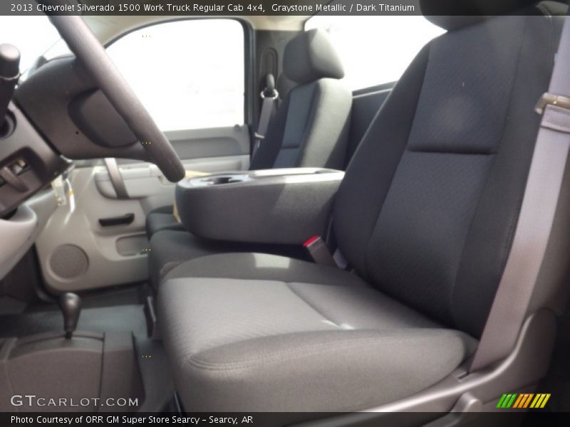 Graystone Metallic / Dark Titanium 2013 Chevrolet Silverado 1500 Work Truck Regular Cab 4x4