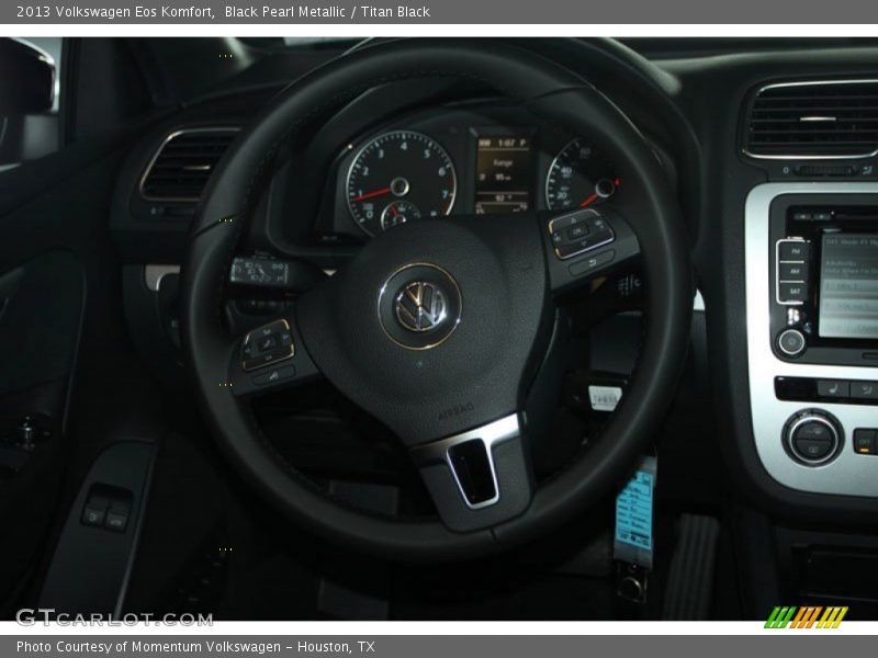 Black Pearl Metallic / Titan Black 2013 Volkswagen Eos Komfort