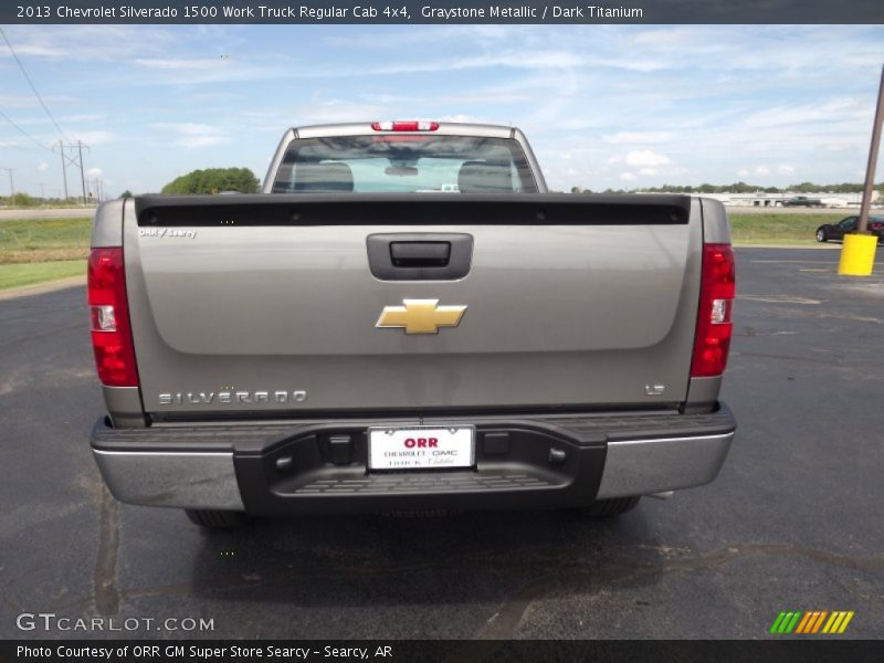 Graystone Metallic / Dark Titanium 2013 Chevrolet Silverado 1500 Work Truck Regular Cab 4x4