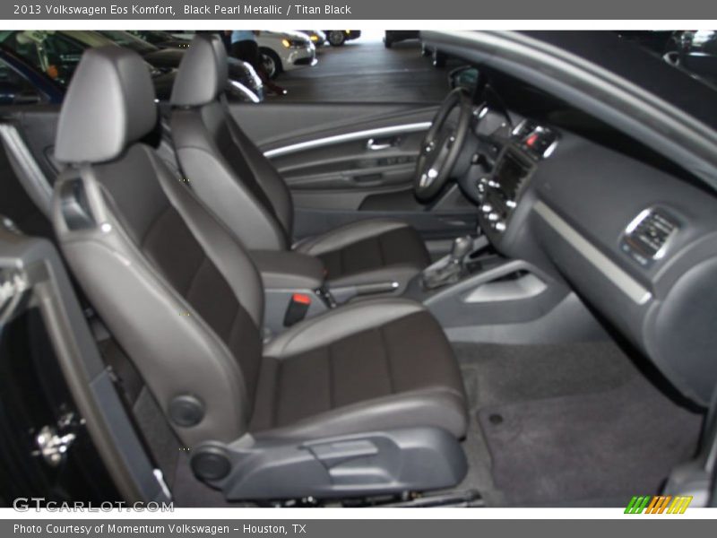 Black Pearl Metallic / Titan Black 2013 Volkswagen Eos Komfort