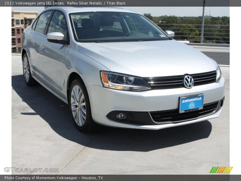 Reflex Silver Metallic / Titan Black 2013 Volkswagen Jetta SEL Sedan