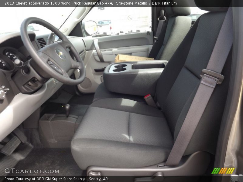 Graystone Metallic / Dark Titanium 2013 Chevrolet Silverado 1500 Work Truck Regular Cab 4x4