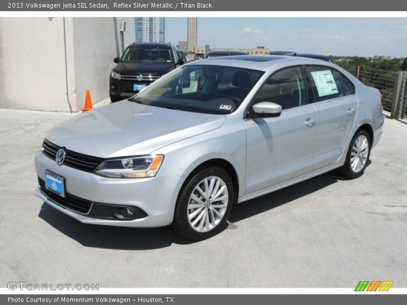 Reflex Silver Metallic / Titan Black 2013 Volkswagen Jetta SEL Sedan