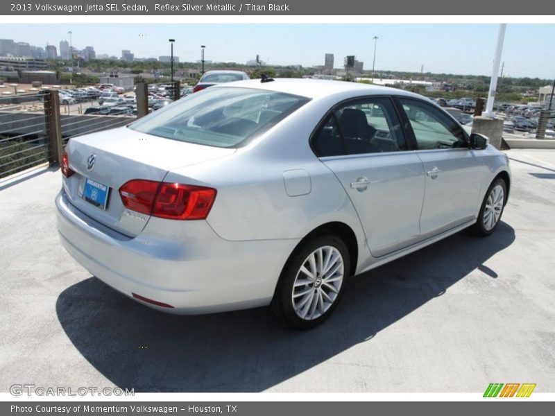 Reflex Silver Metallic / Titan Black 2013 Volkswagen Jetta SEL Sedan