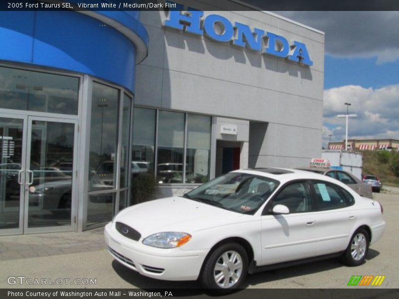 Vibrant White / Medium/Dark Flint 2005 Ford Taurus SEL