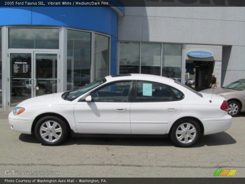 Vibrant White / Medium/Dark Flint 2005 Ford Taurus SEL