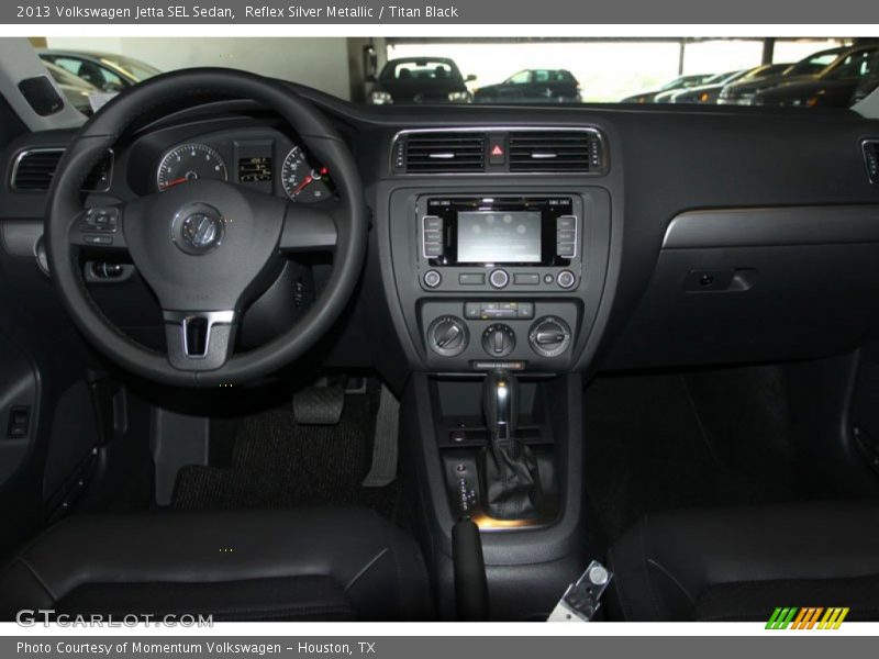 Reflex Silver Metallic / Titan Black 2013 Volkswagen Jetta SEL Sedan