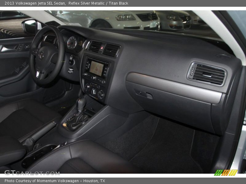 Reflex Silver Metallic / Titan Black 2013 Volkswagen Jetta SEL Sedan