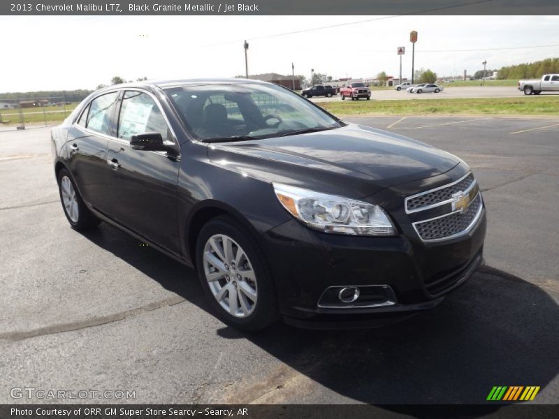 Black Granite Metallic / Jet Black 2013 Chevrolet Malibu LTZ