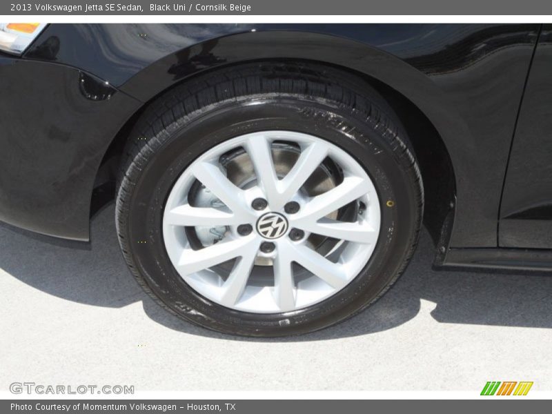 Black Uni / Cornsilk Beige 2013 Volkswagen Jetta SE Sedan