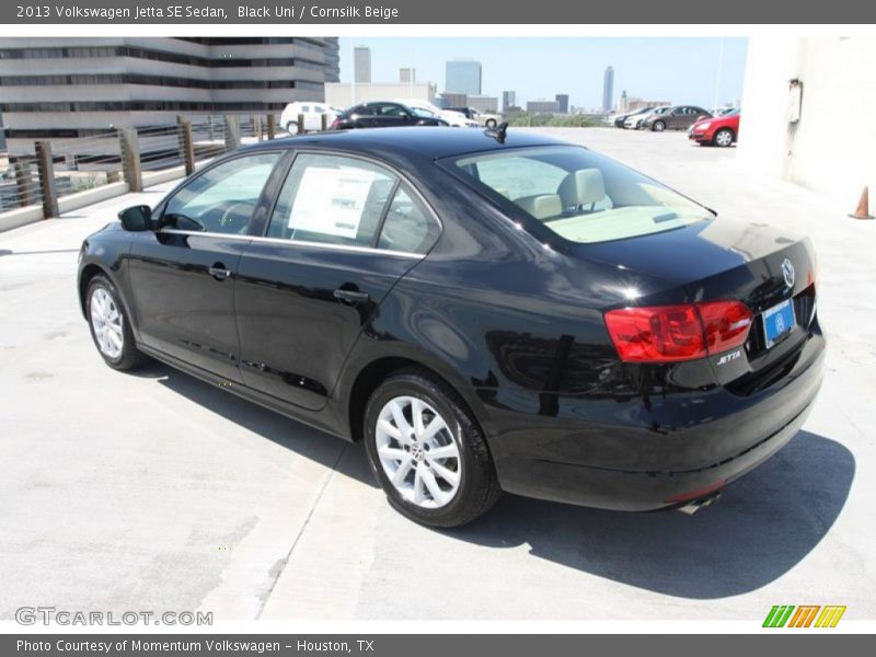 Black Uni / Cornsilk Beige 2013 Volkswagen Jetta SE Sedan