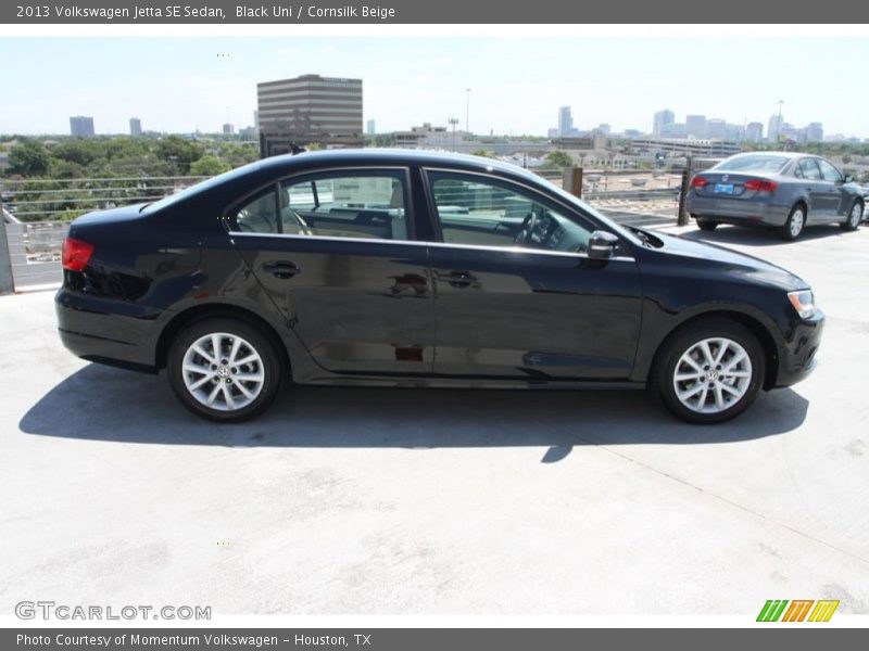 Black Uni / Cornsilk Beige 2013 Volkswagen Jetta SE Sedan