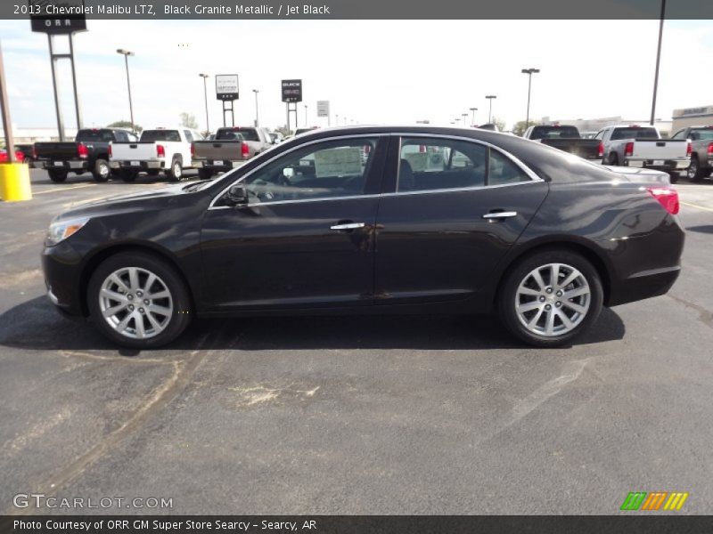Black Granite Metallic / Jet Black 2013 Chevrolet Malibu LTZ